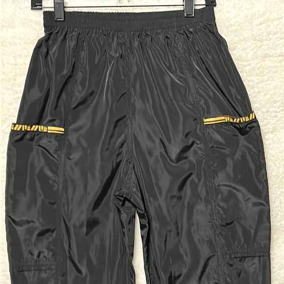 LF Los Angeles, black parachute jogger style pants, size small - Picture 3 of 10